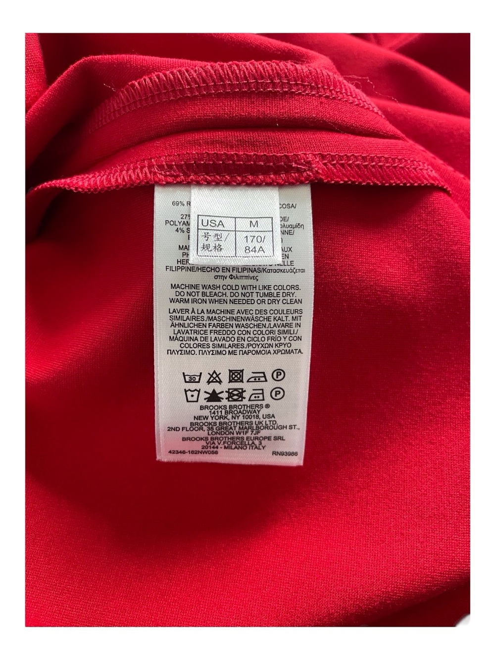 Brooks Brothers Red Sleeveless Ruffle Trim Dress, M. - Picture 8 of 9